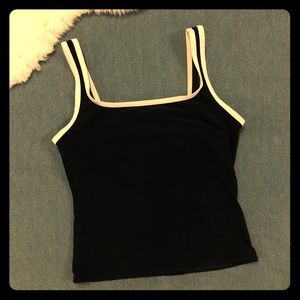 NW Victoria’s Secret Tankini Blk w Light Trim Sz M